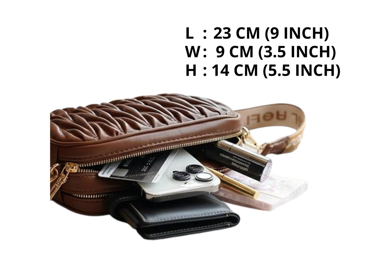 Tan Brown Sling Bag | Filia