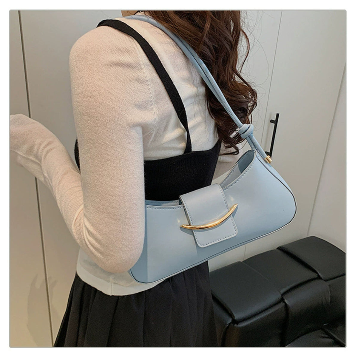 Light Blue Hobo Bag for Women | Ada