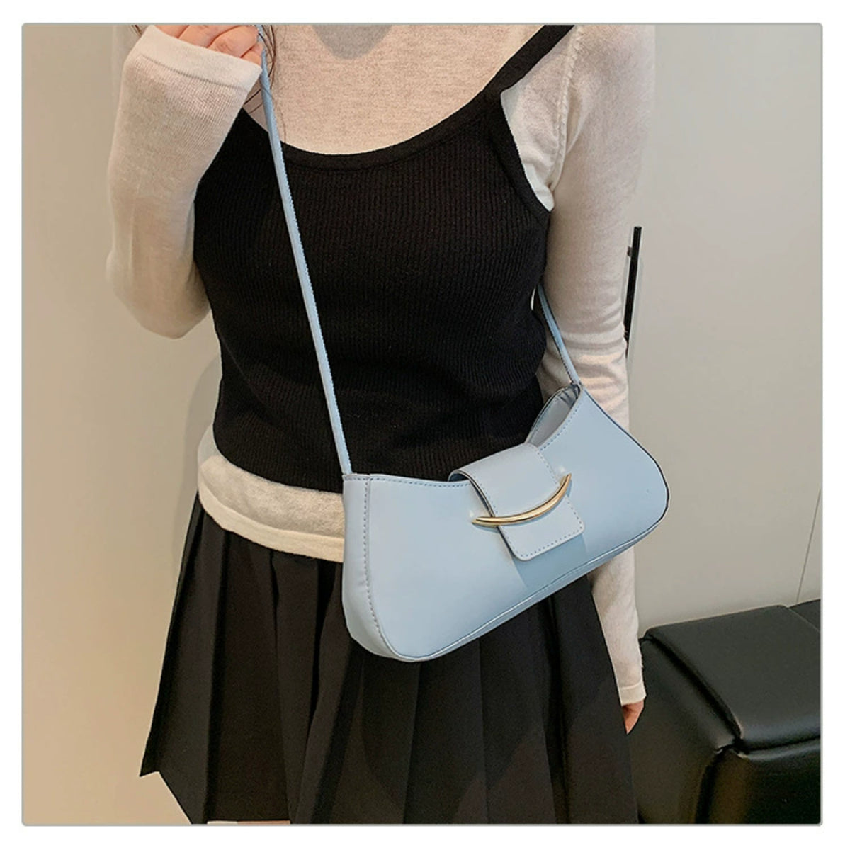 Light Blue Hobo Bag for Women | Ada