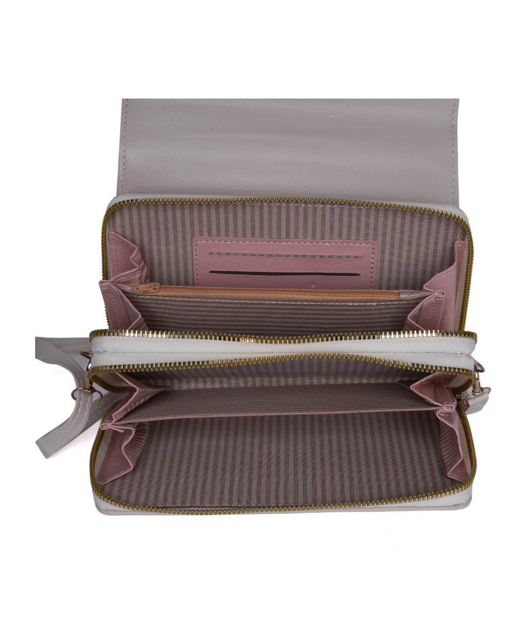 Lilac Grey Quilted Handbag | Lila