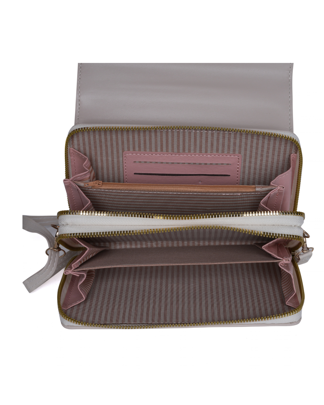 Lilac Grey Quilted Handbag | Lila
