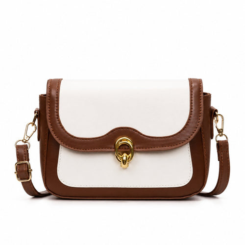 Brown & Cream Sling Bag for Women | Audrey