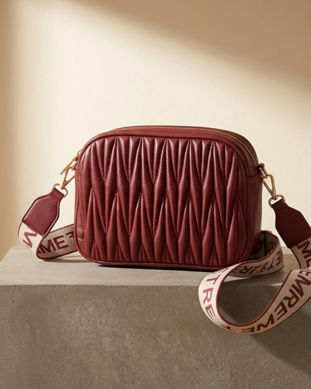 Burgundy Sling Bag | Filia