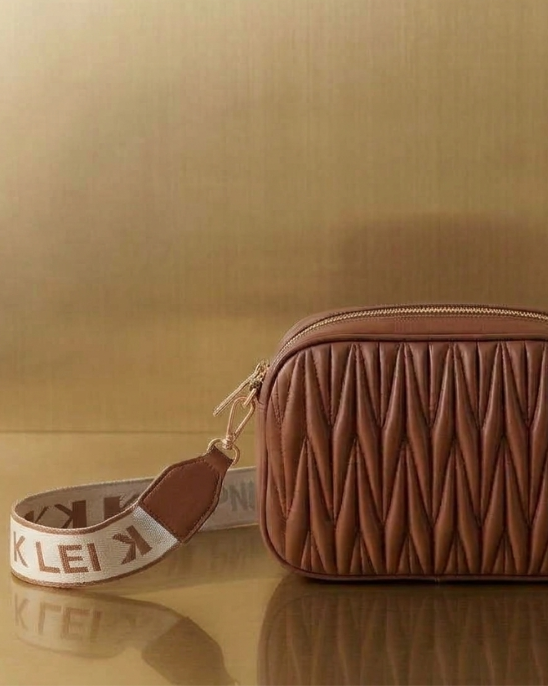 Tan Brown Sling Bag | Filia